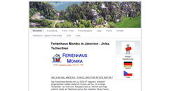 Desktop Screenshot of ferienhaus-tschechien-skaly.com